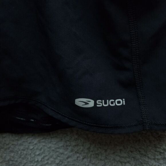 Sugoi M Fusion 13.5" H Black A-Line Activewear Skort 31" 5.25" 7.5" - Picture 2 of 10
